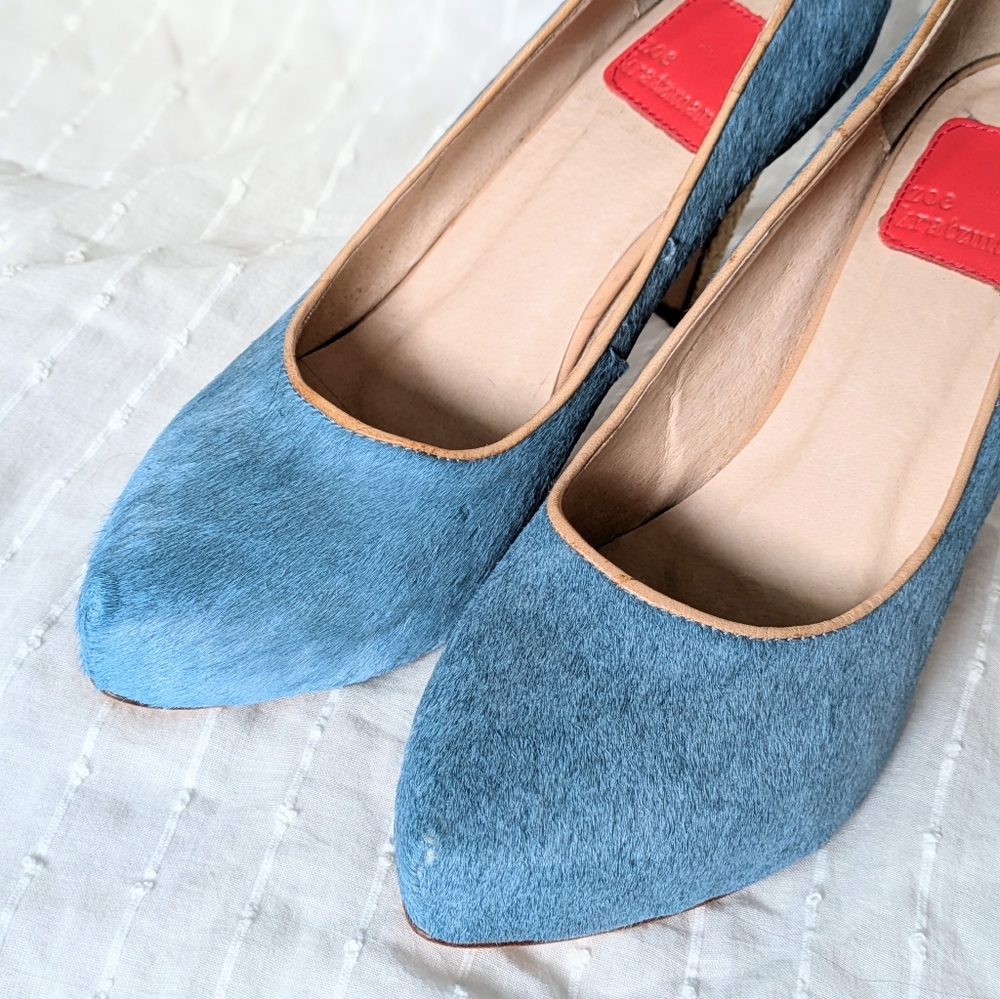 Zoe Kratzmann Robins Egg Calf Hair Pumps - Picture 3 of 8